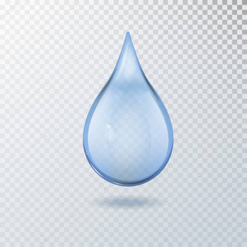 illustration of water drop