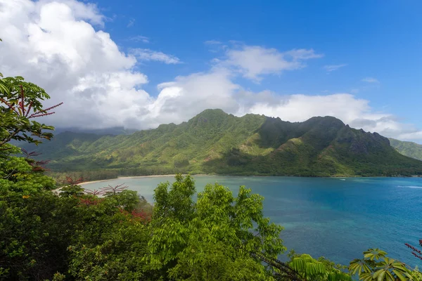 Kaluapuleho punkt od lew Przyczajony wycieczka, Hawaje — Zdjęcie stockowe