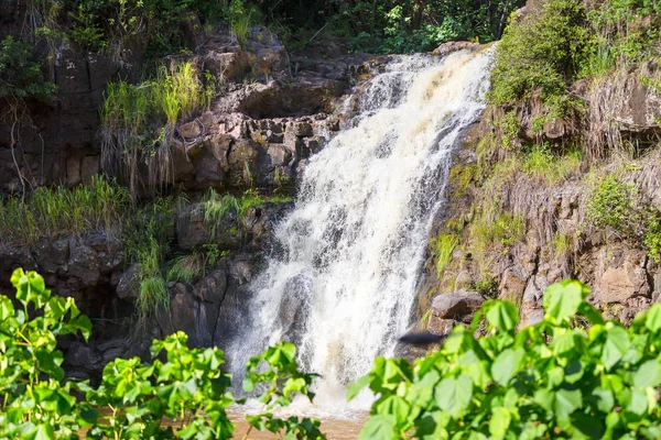 View of the Waimea Falls, North Shore, Hawaii — Stock Photo, Image