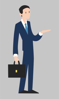 İş adamı takım elbise çizimi 