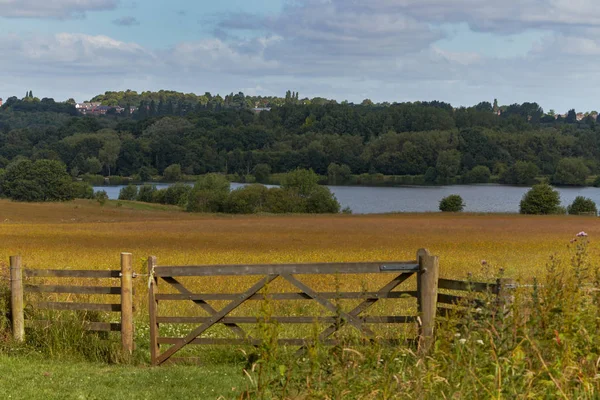 Vista de la puerta de granja . —  Fotos de Stock