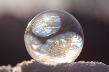 donmuş sabun köpüğü