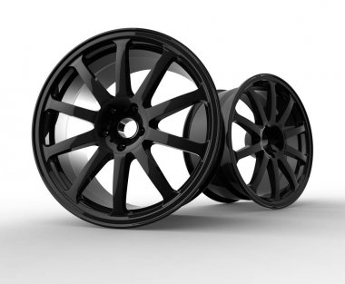 Araba jantlar 3D çizimi