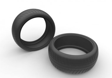 Araba jantlar 3D çizimi