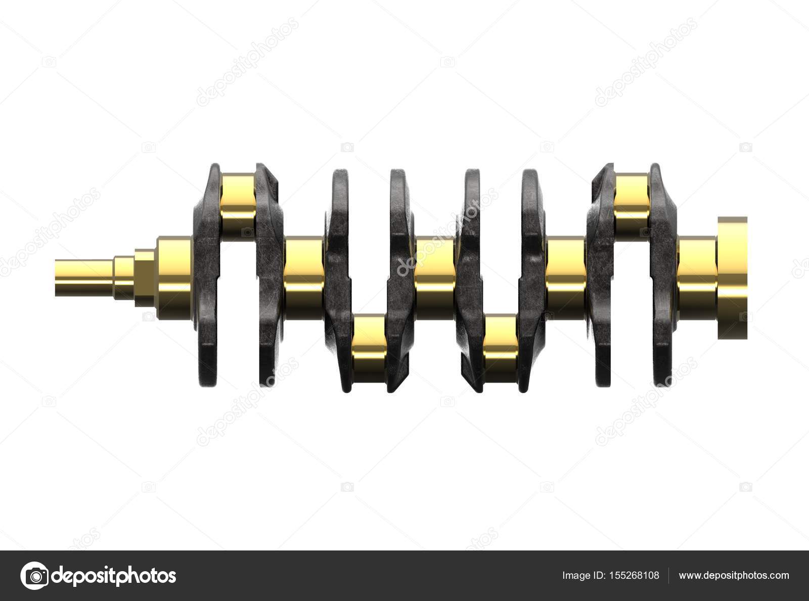 3d illustration of crankshaft Stock Photo by ©ildarss 155268108