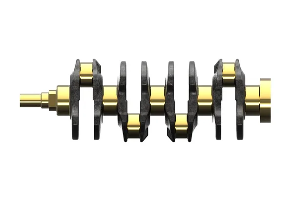 3d illustration of crankshaft — Stock Photo, Image