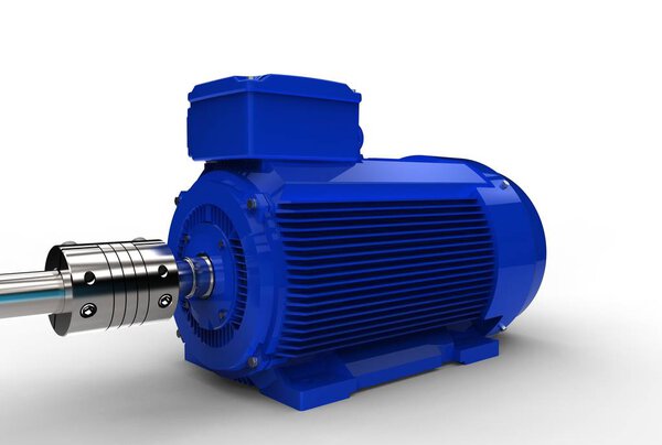 3D иллюстрация электродвигателей
