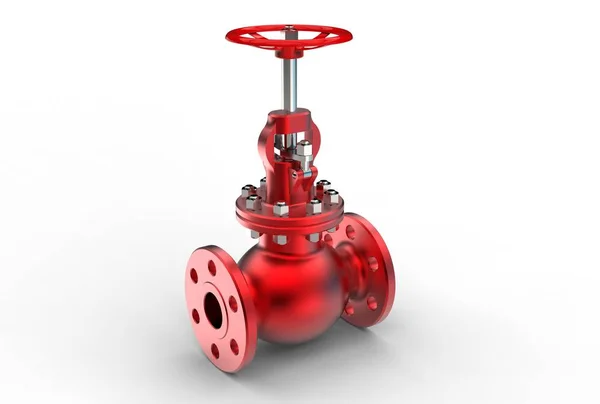 3d illustration of gas valves — Stock Photo, Image