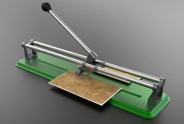 3D illüstrasyon kiremit kesici