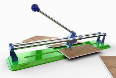 3D illüstrasyon kiremit kesici