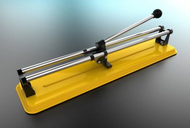 3D illüstrasyon kiremit kesici