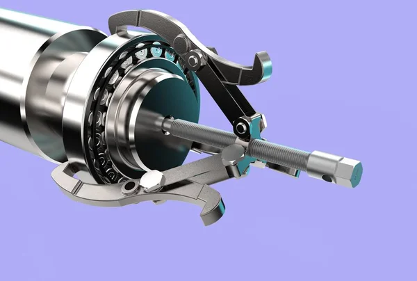 3d illustration of bearing puller — Stock Photo, Image