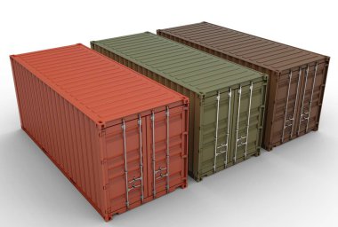 ISO konteyner 3D çizimi