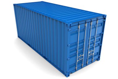 3d illustration of iso container clipart