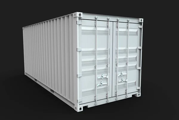 3d illustration of iso container — Stock Photo, Image