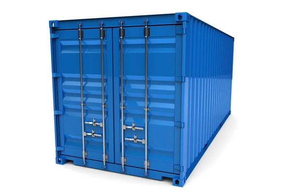 3d illustration of iso container — Stock Photo, Image