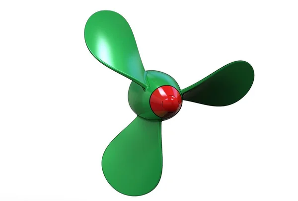 Illustration Propeller Isolerad Vit — Stockfoto