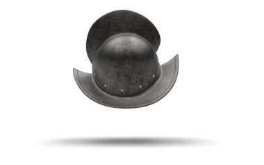 Fatih morion miğferinin 3 boyutlu çizimi izole edildi