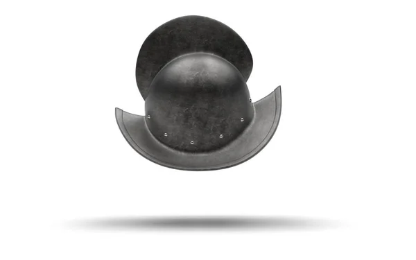 Illustration Conquistador Morion Helmet Isolated — Stock Photo, Image