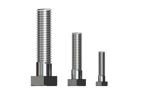 Illustration Hex Bolt Isolted — Stock Photo, Image