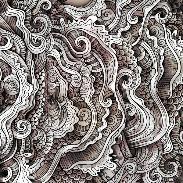 Abstrato decorativo ondulado ornamental raster étnico fundo — Fotografia de Stock