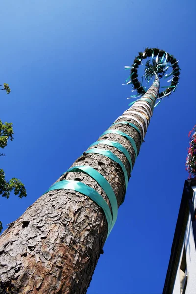 ドイツのお祭りのツリー — ストック写真