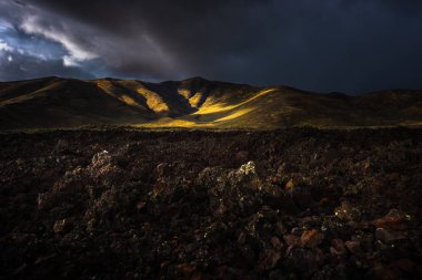 Idaho kraterler ay manzaraları 