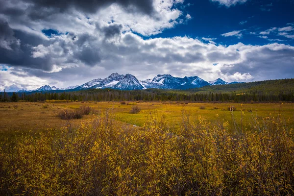 Bela paisagem Idaho Sawtooth Range — Fotografia de Stock