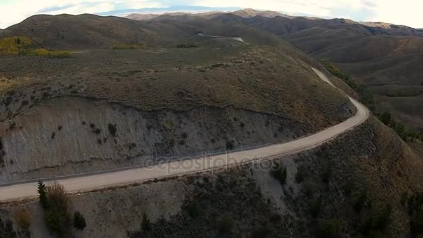 Sawtooth National Forest antenn — Stockvideo