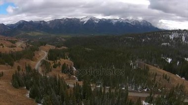 Galena Pass Idahoo testere dişi dağ manzarası