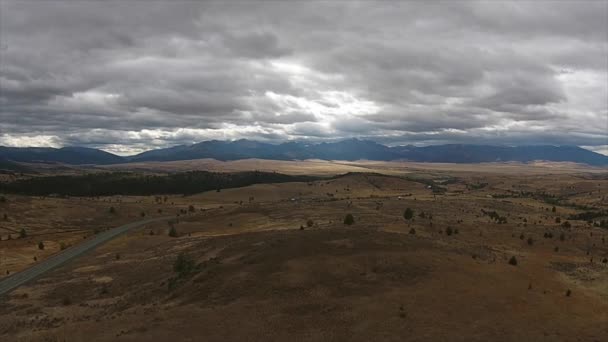 Strawberry Mountain Wilderness Oregon antenn — Stockvideo