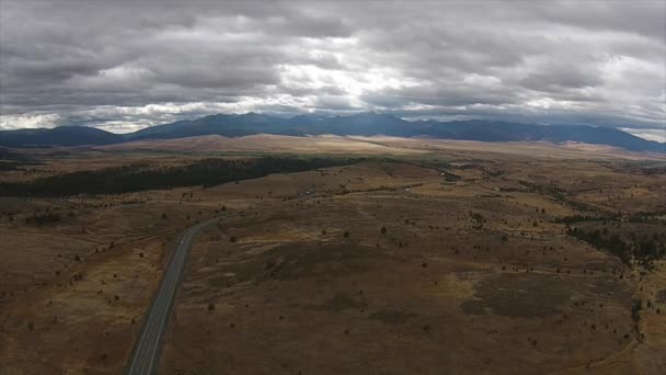 Strawberry Mountain Wilderness Oregon antenn — Stockvideo