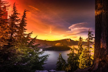 krater Gölü Milli Parkı oregon