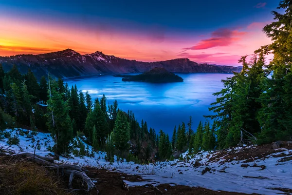 Parque nacional Crater Lake Oregon — Fotografia de Stock