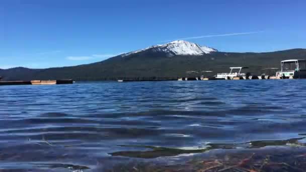 Mt Бейлі і алмаз озером Орегон — стокове відео