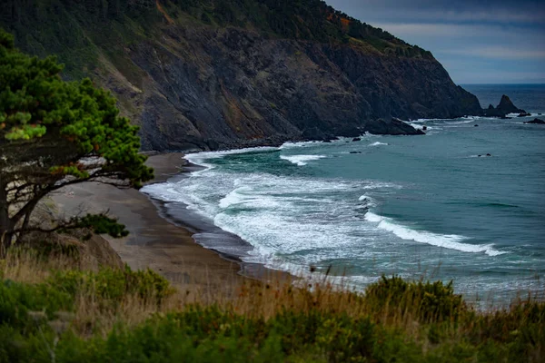 Krajobraz wybrzeża Oregon — Zdjęcie stockowe