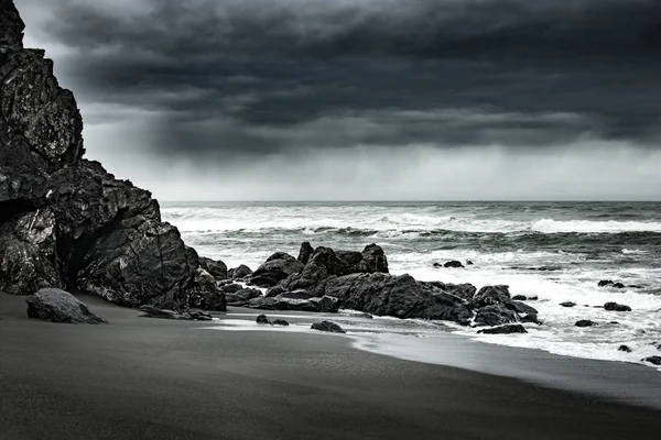 Süßwasser Felsen Strand Kalifornien Pazifikküste — Stockfoto