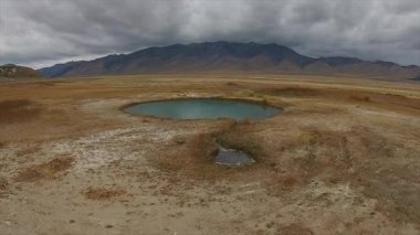 Hot Springs Nevada Ruby Vadisi günbatımı sonra