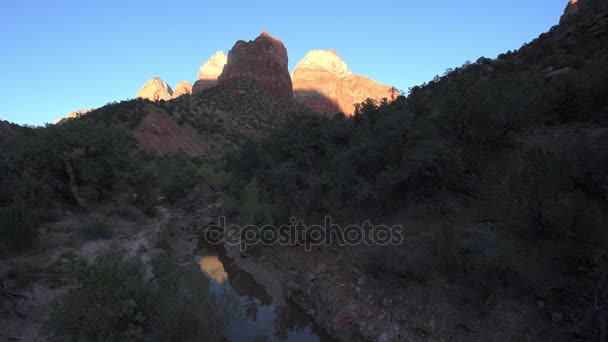 Parque nacional de Zion — Vídeos de Stock