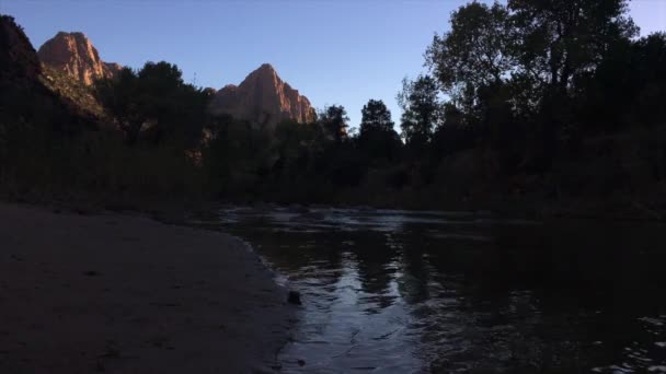 Zion national park — Stok video