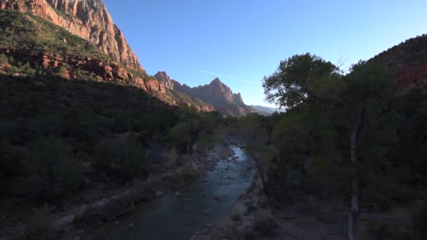 Zion nationalpark — Stockvideo