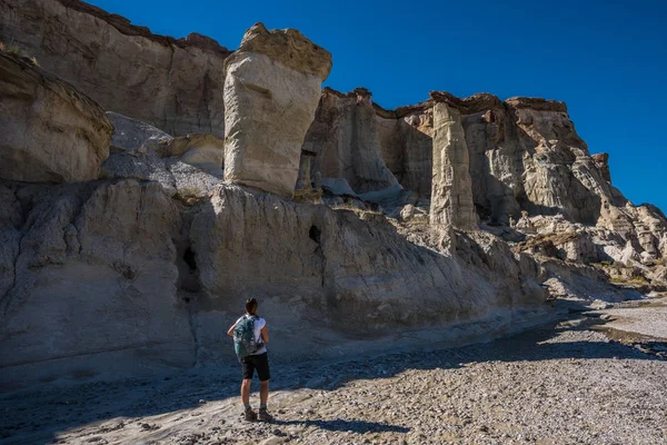 Pěší stezka Wahweap Hoodoos poblíž Kanab Utah — Stock fotografie