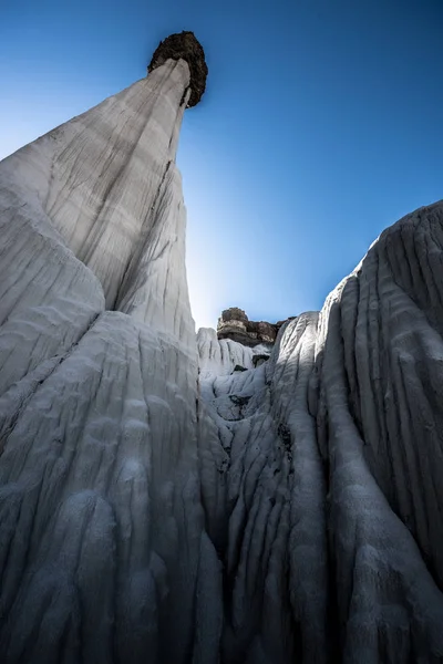 Van de grond af Wahweap Hoodoos in de buurt van Kanab — Stockfoto