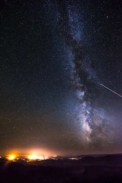 Stad van pagina Arizona's nachts — Stockfoto