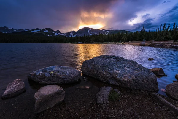 Lago Brainard al tramonto — Foto Stock