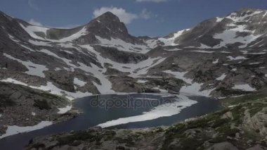 Mavi Göl Mt Toll günbatımı güzel Colorado manzaraya