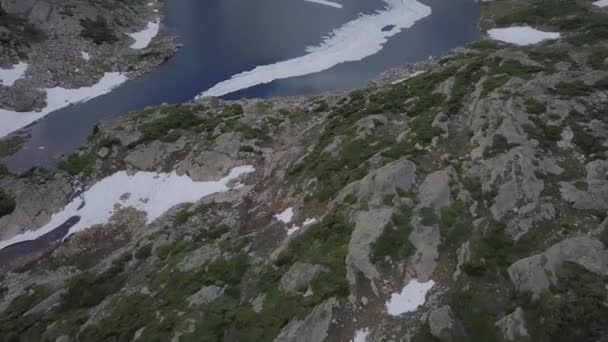 Blue Lake Mt Toll al atardecer Hermoso paisaje de Colorado — Vídeo de stock