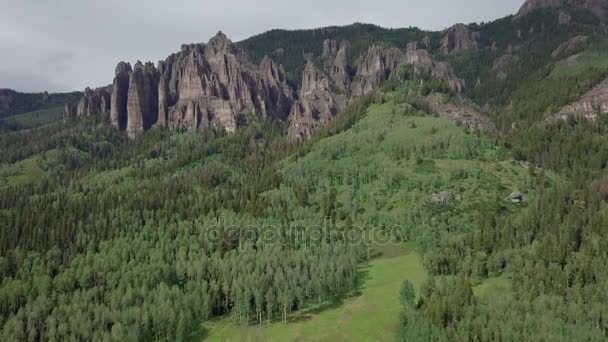 Pinnacle Ridge Ouray Colorado Yakınındaki San Juan Aralığı — Stok video