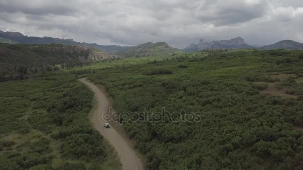 Owl Creek Pass Srebrny Gniazdo Reservoir — Wideo stockowe