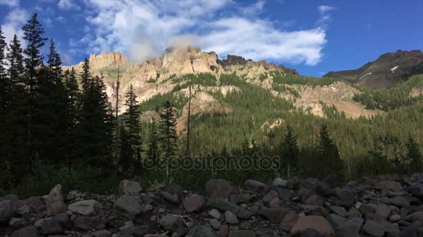 Pinnacle Cume San Juan Gama Perto Ouray Colorado — Vídeo de Stock
